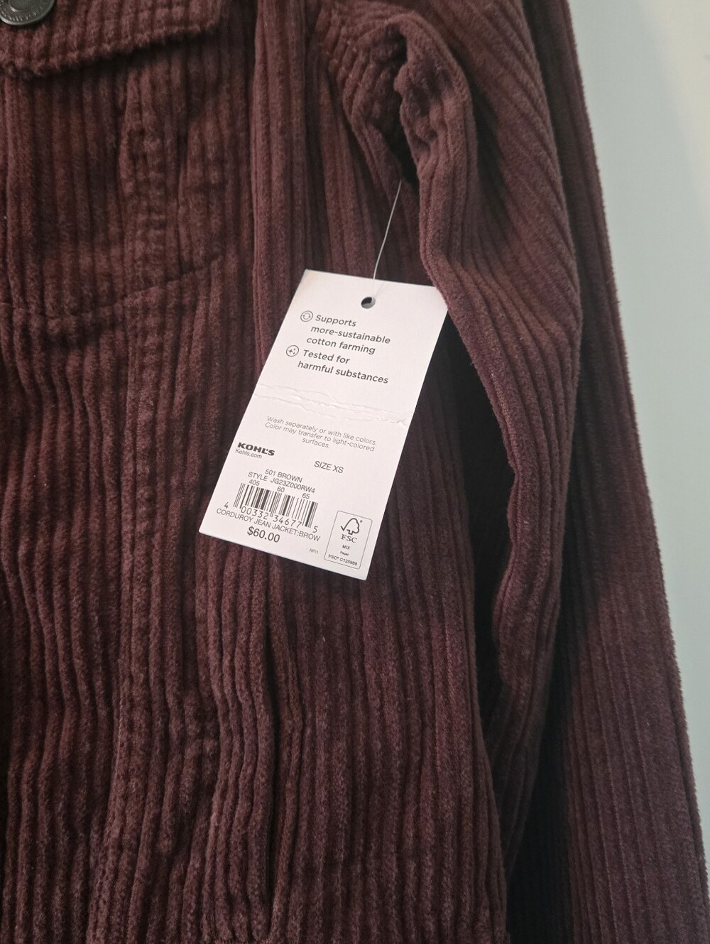 Corduroy Jacket - Picture 2 of 3